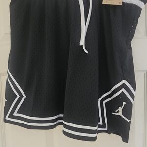 Jordan Black and White Athletic Shorts